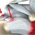 Musculoskeletal image of a tendinosis injury to the knee